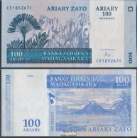 Madagaskar Pick-Nr: 86c Bankfrisch 2016 100 Ariary - Madagascar