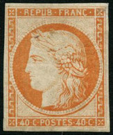 ** N°5g 40c Orange, Réimp - TB - 1849-1850 Ceres