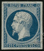 * N°10 25c Bleu, Quasi SC - TB - 1852 Louis-Napoleon