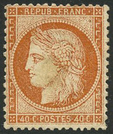 ** N°38 40c Orange - TB - 1870 Siege Of Paris