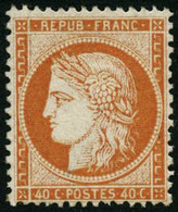 * N°38 40c Orange, Quasi SC - TB - 1870 Siege Of Paris