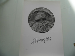 Cartolina "THE BRITISH MUSEUM -  HENRY VIII Lead  Medal By Hans Schwartz" - Musées