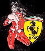 PIN UP - PIN UPS - NOIREAUDE - LUNETTES - CHEVAL CABRE - CASTROL - MOBIL - FORMULE UN - F1 - FORMULA ONE - FERRARI -(30) - Ferrari