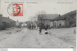 BERTRIX ..-- BURHAIMONT . Rue De RESTEIGNE? . 1914 Vers SEDAN ( Mme G. ROZOY ) . Voir Verso . - Bertrix