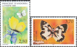Andorra - Französische Post 483-484 (kompl.Ausg.) Postfrisch 1995 Naturschutz - Carnets