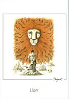 Peynet Horoscope Lion 狮子 Leone ライオン León Collection " Les Amoureux De Peynet " Editions Flash'Cartes Grenoble TB.Etat - Peynet