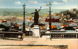 Belgique - Liège - Verviers - Panorama Pris De L'escalier De La Paix - Verviers