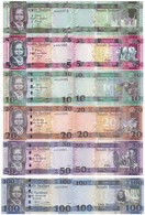 SOUTH SUDAN  1 5 10 20 50 100 Pounds 2011 - 2019  P 5 11 12 13 14  15 UNC Set With Matching Two Last Serials - Zuid-Soedan