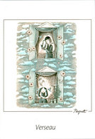 Peynet Horoscope Verseau 水瓶座 Aquarius Collection " Les Amoureux De Peynet " Editions Flash'Cartes Grenoble En TB.Etat - Peynet