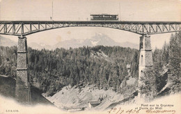 SUISSE - S09736 - Pont Sur La Gryonne Et Dents Du Midi - Tramway - L1 - Gryon