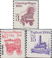 USA 1971,1989,1990 (kompl.Ausg.) Postfrisch 1988 Fahrzeuge - Ungebraucht