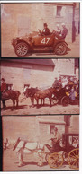 Automobile Cabriolet 1911 AX Renault Et Hippomobiles  - Personnages Déguisés - Reproductions Kodak Professional - Automobiles