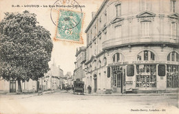 Loudun * La Rue Porte De Chinon * Commerce Magasin édouard DUPOUET Succursale * Hôtel De La Poste - Loudun