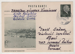 TURKEY,TURKEI,TURQUIE ,WITH VIEW FROM GOLDEN HORN ,ISTANBUL, ,POSTCARD - Covers & Documents