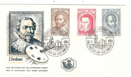 PM222/ FDC 1287/1289 Le Protestantisme En Belgique Obl. Bruxelles 30/5/1964 - 1961-1970