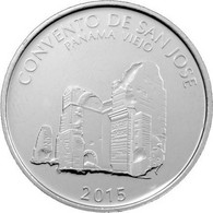 Panama, 2015, 1/2 Balboa, Convent Of San Jose, UNC - Panamá