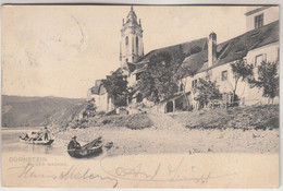 C4304) DÜRNSTEIN In Der WACHAU - Tolle Sehr Alte AK - Boote - Häuser Stempel GASTHOF ZUM RICHARD LÖWENHERZ - Wachau