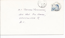 16462) Canada Cover Brief Lettre 1967 Closed BC British Columbia Post Office Postmark Cancel - Covers & Documents
