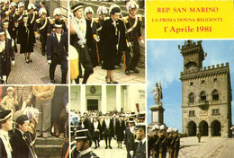 SAN MARINO - REPUBLICA - LA PRIMA DONNA REGGENTE - 1er APRILE 1981 - San Marino