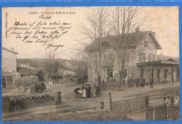 54 - Meurthe Et Moselle - Cirey Sur Vezouze - La Gare Et Le Cafe De La Gare (N11956) - Cirey Sur Vezouze