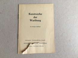 Germany Deutschland - Kunstwerke Der Wartburg - Ein Farbiges Bildband 16 Pages - Museos & Exposiciones