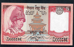 NEPAL P53a  5 RUPEES 2001 Signature 12 UNC. - Népal