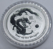 AUSTRALIA 2012 Year Of The Dragon 50 Cents UNC #bgrey - Autres & Non Classés