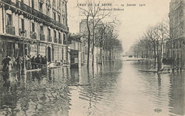Paris * 12ème * Inondations 29 Janvier 1910 * Boulevard Diderot * Crue De La Seine Catastrophe - Alluvioni Del 1910