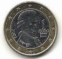 Österreich, 1 Euro, 2002,  Vz, Gut Erhaltene Umlaufmünzen - Autriche
