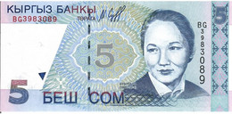 Kyrgyzstan P-13   5 Com  1997  UNC - Kirghizistan