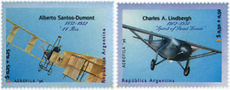 695703 MNH ARGENTINA 1996 AEROFILA 96. EXPOSICION IBEROAMERICANA DE AEROFILATELIA - Oblitérés