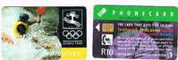 SUDAFRICA (SOUTH AFRICA)  - TELKOM CHIP  -1996 OLYMPIC TEAM: DEDICATION (DIFFERENT CHIP) -USED - RIF. 2579 - Giochi Olimpici