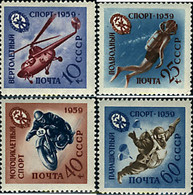 62954 MNH UNION SOVIETICA 1959 EN HONOR A LA AYUDA VOLUNTARIA DE LA ARMADA - Parachutisme