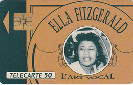 Telecarte Variété - F 203 - Ella Fitzgerald ( A Pointu ) - Variedades