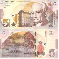 Georgia P-76 5 Lari 2017 UNC - Georgië