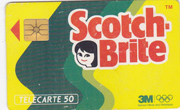 Telecarte Variété - F 225 V8 - Scotch Brite - ( Accent Sur A ) - Fehldrucke