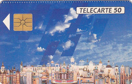Telecarte Variété - F 266 - Euro Disney -( Dentelée En Haut ) - Fehldrucke
