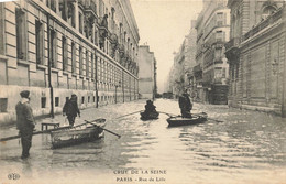 Paris * 7ème * La Rue De Lille * Inondations Et Crue De La Seine * Catastrophe * Barques - Überschwemmung 1910