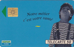 Telecarte Variété - F 285 - Sanofi - ( N° Décalé ) - Errors And Oddities