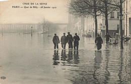 Paris * 16ème * Quai De Billy * Inondations Et Crue De La Seine * Catastrophe * 28 Janvier 1910 - Überschwemmung 1910