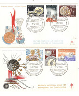 PM226/ FDC 1163/1168 Antituberculeux Métiers D'Art Obl. Bruxelles 5/12/1960 - 1951-1960