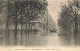 Paris * 8ème * Cours La Reine * Inondations Et Crue De La Seine * Catastrophe * 1910 - Inondations De 1910