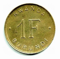 RWANDA - BURUNDI / B.E.R.B. / 1 FRANC / 1961 - Burundi