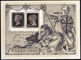 ONE PENNY BLACK-+20p-Q.E.II- ONE POUND-GREAT BRITAIN MS- MNH-M4-55 - Prove & Ristampe