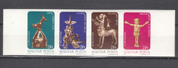 Hungary 1977 Art Mi#3209-3212 B Strip, Imperforated Mint Never Hinged - Unused Stamps
