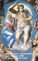 34 -TARJETA DE VATICANO DE CAPPELLA SISTINA - MICHELANGELO (NUEVA-MINT) - Vaticano (Ciudad Del)