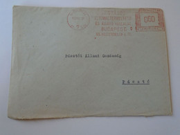 D193816  Hungary  Cover -EMA Red Meter Freistempel 1967 Budapest  Seed Production And Supply Company - Viñetas De Franqueo [ATM]