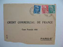 Gandon  Perforé CCF64  Sur Devant De Lettre    Crédit Commercial De France - Storia Postale