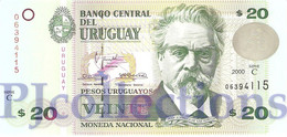 URUGUAY 20 PESOS URUGUAYOS 2000 PICK 83 UNC - Uruguay