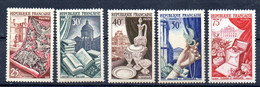 1954-- Productions De Luxe-Série  N° 970 à 974  (5 Valeurs)  --Neuf-- Gomme D'origine-- Voir Scans Recto Et Verso.. - Unused Stamps